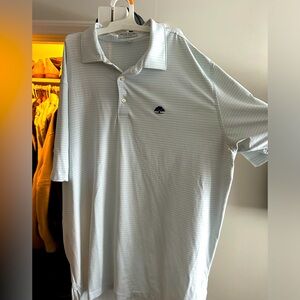 Striped Peter Millar Polo